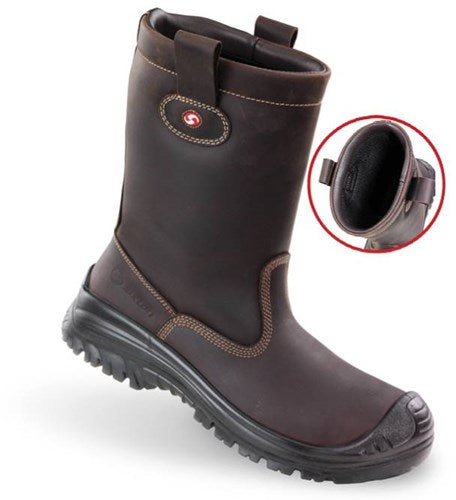 Sixton botte de sécurité montana doublée s3 45 marron