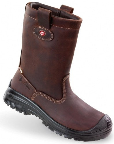 Sixton botte de sécurité montana hdry laine s3 44 marron
