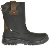 Sixton peak 81411-06 ranch laars hdry hoog s3 kn +esd | zwart bruin | maat 44 - 00.091.125.44