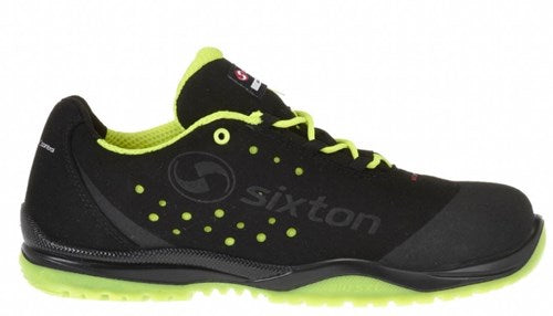 Sixton peak 91328-01 cuban laag s1p | zwart geel | maat 39 - 00.091.010.39