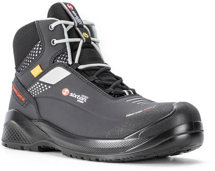 Sixton peak muscle hoog 43486-00 s3 | zwart grijs | maat 41 - 8053470572159