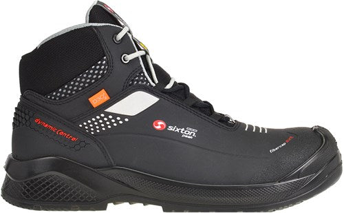 Sixton peak muscle hoog 43486-00 s3 | zwart grijs | maat 46 - 8053470572203