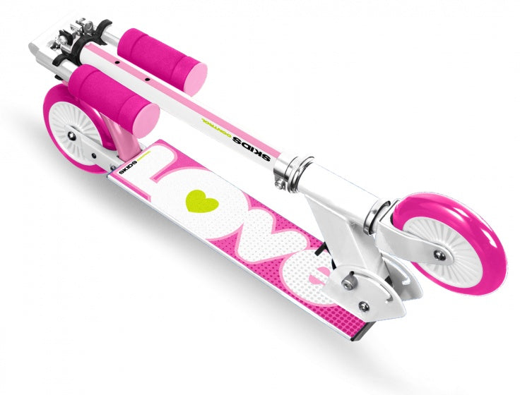 SKIDS CONTRÔLE EN PLACE ÉTAPE LOVE FOOT FORK FIRS PINK