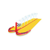 Courses | toboggan gonflable multicolore