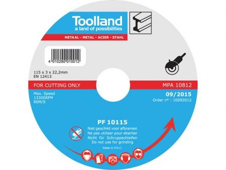 Disque à tronçonner - 13300 tr/min - ø 115 mm