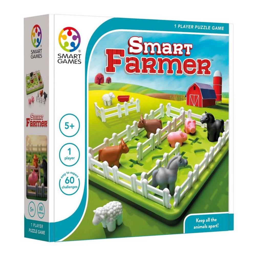 Jeux intelligents - fermier intelligent, gardez tous les animaux dans un pâturage séparé