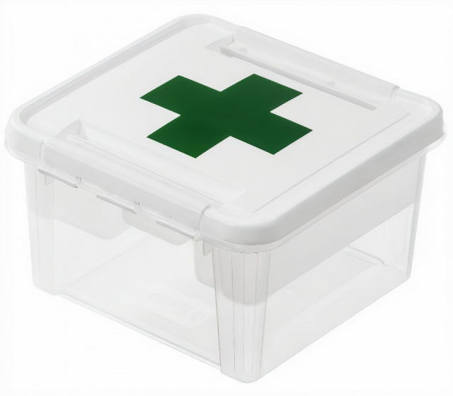 Boîte de rangement Smartstore Déco First Aid Aid 8 litres 28 x 17 cm blanc