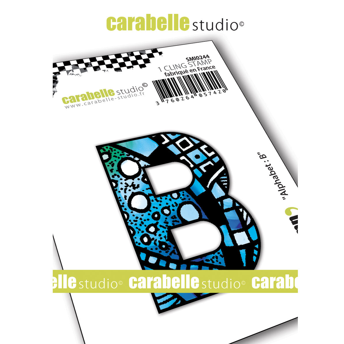 Carabelle studio • cling stamp small alphabet b