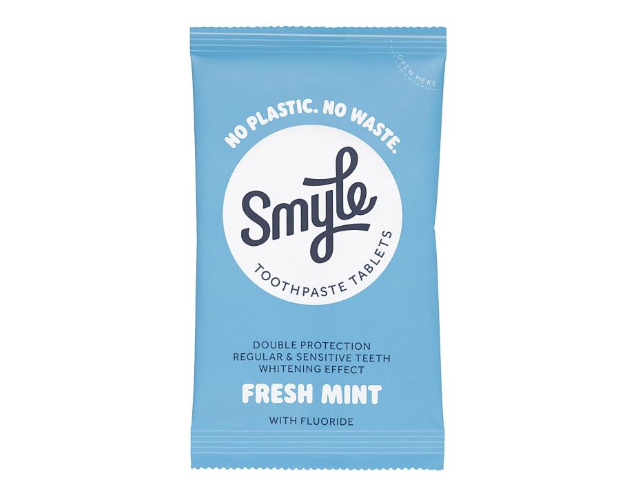 Comprimés de dentifrice Smyle Navul - Recharge 65e. - avec du fluorure