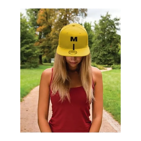 casquette snapback mibo jaune