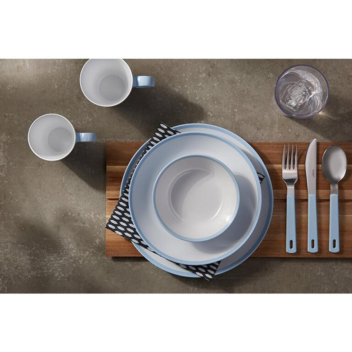 Mepal assiette petit-déjeuner flow 23cm vert nordique