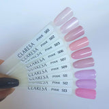 Claresa vernis gel uv led 5ml rose 509 fête foraine
