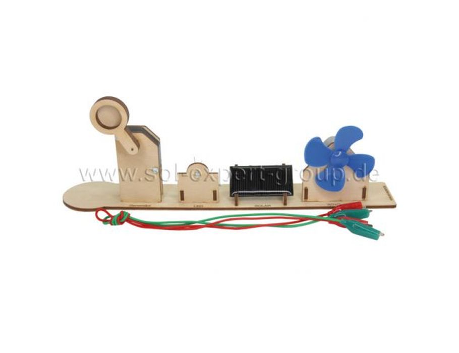 Station énergétique en kit de construction Solexpert avec ventilateur