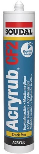 Acrylique Soudal cf2 | mastic acrylique | blanc | 310ml - 121616