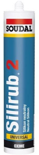 Soudal silirub 2 | mastic silicone | gris basalte ral 7012 | 300ml - 100868