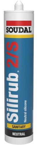 Soudal silirub 2s | kit de plomberie | gris-blanc ral 9002 | 300ml - 105549