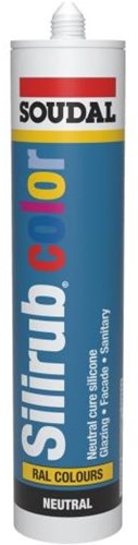 Couleur Soudal silirub | mastic silicone | vert pin ral 6009 | 300ml - 105830