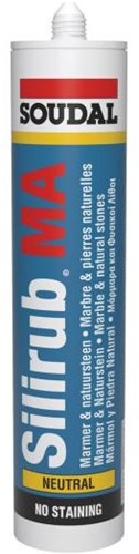 Soudal silirub ma | mastic silicone | noir | 300ml - 106252