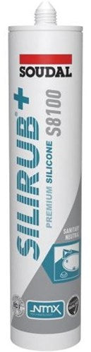 Soudal silirub+ s8100 neutre | kit de plomberie | Manhattan | 300ml - 134448