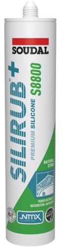 Soudal silirub+ s8800 | pierre naturelle | mastic silicone | gris poussière | 300ml - 120992