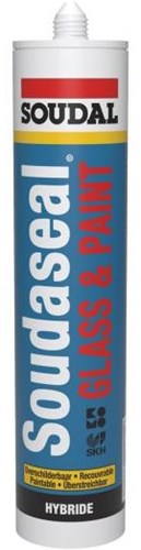 Peinture pour verre Soudal Soudaseal | kit de vitrage | ral 9010 | 290 ml-155365
