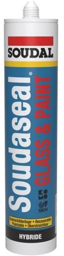Peinture pour verre Soudal Soudaseal | kit de vitrage | noir | 290 ml-155364
