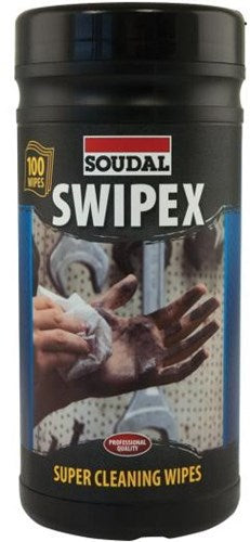 Soudal swipex | lingettes nettoyantes | 100 lingettes - 113551