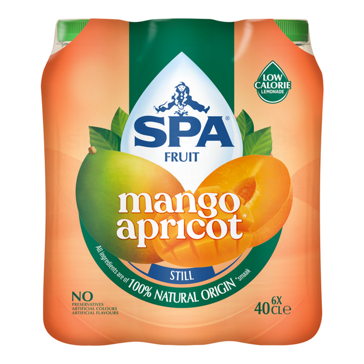 Spa fruit still mangue abricot pet (6x 400ml)