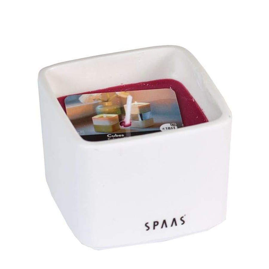 Spaas cubes wine red 53 66mm