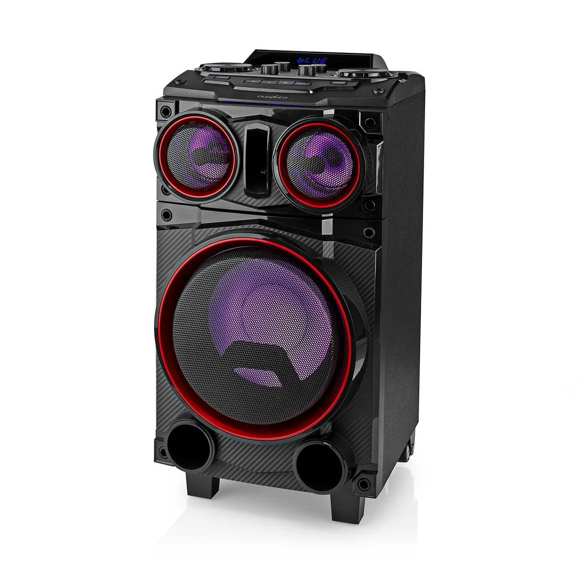 Haut-parleur Bluetooth Ty Nedis | Autonomie maximale de la batterie : 6,5 heures | 120w | poignée | éclairage de fête | égaliseur | noir - sppt800bk