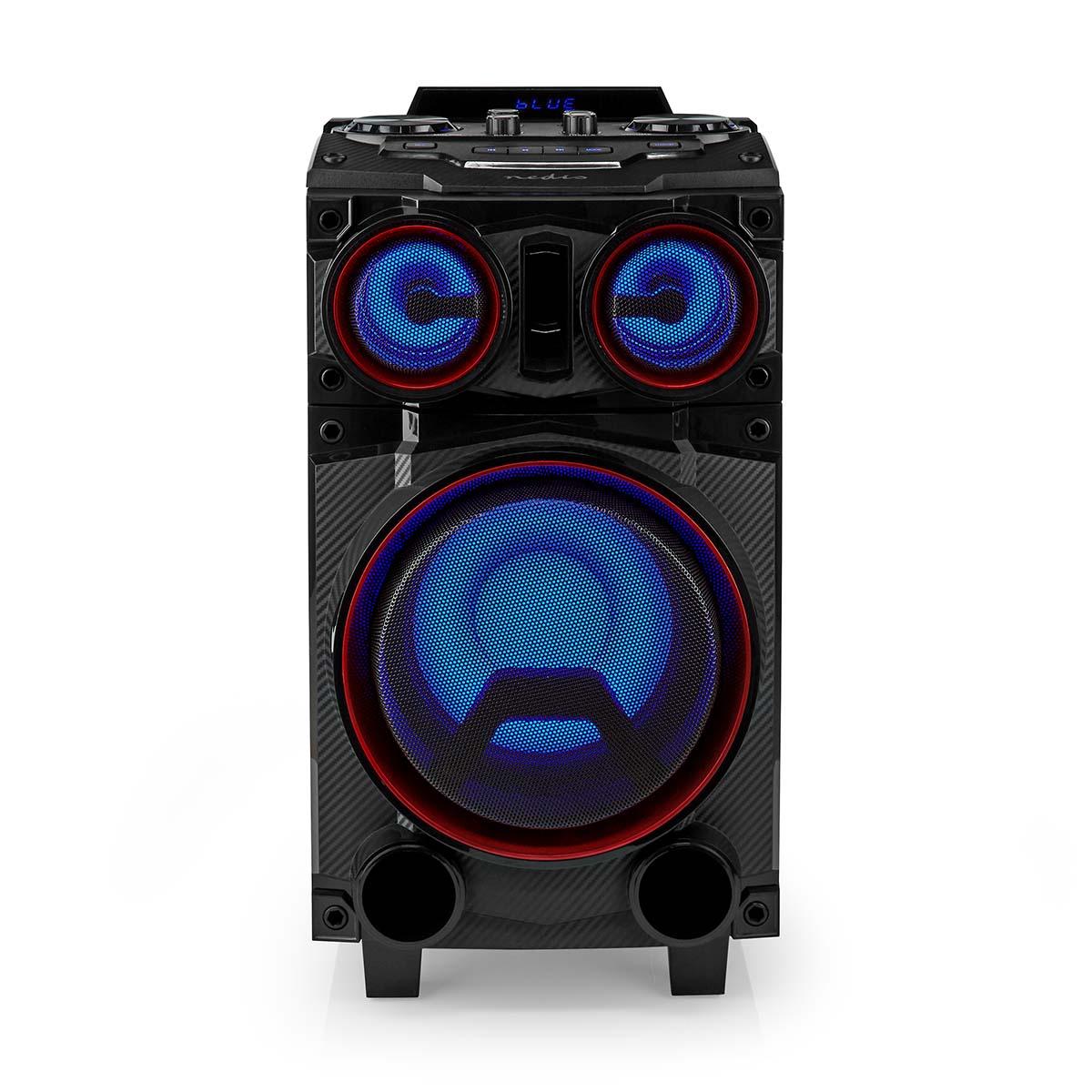 Haut-parleur Bluetooth Ty Nedis | Autonomie maximale de la batterie : 6,5 heures | 120w | poignée | éclairage de fête | égaliseur | noir - sppt800bk