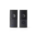 Enceinte de jeu Nedis | 2.0 | 3,5 mm mâle | 12 heures | 1 pièce - gspr10020bk gspr10020bk