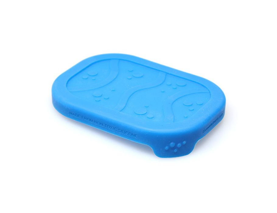 Couvercle bento eau bleue - dosette anti-éclaboussures - bleu