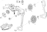 Dérailleur arrière Sram xx1 dérailleur arrière aigle. xx1 aigle 52t gris lunaire