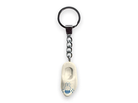 Sabot porte-clés Miffy 4cm blanc bleu