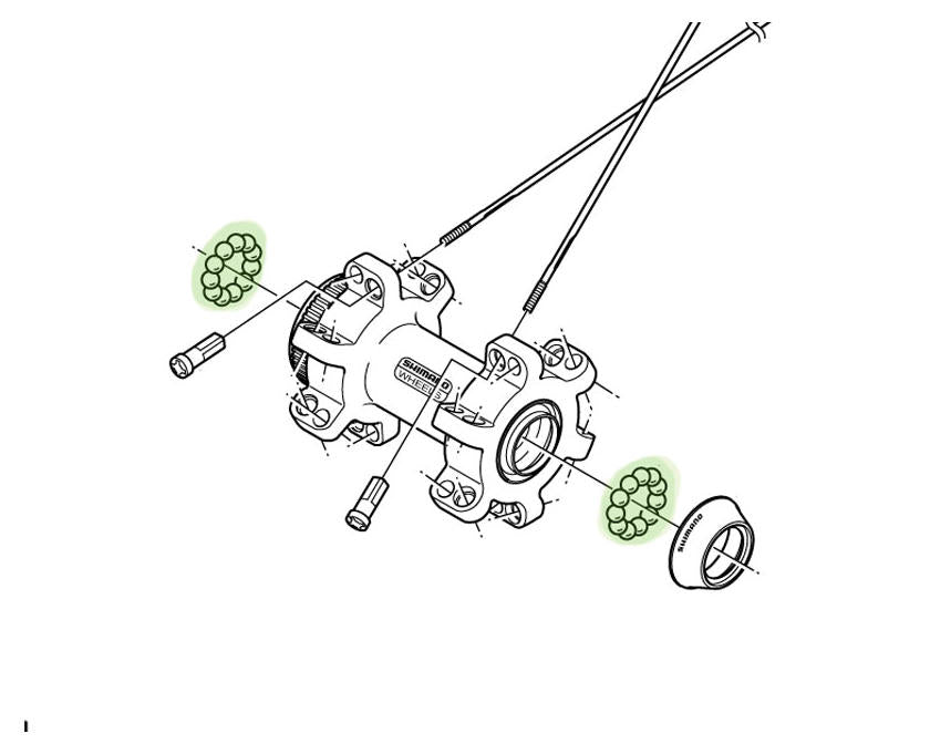 Billes d'acier Shimano 3 16 (20 pièces)