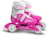 Mattel 2 en 1 patins Hardboot réglable rose blanc taille 27-30