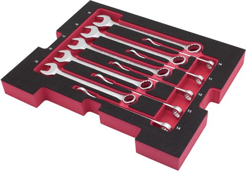 Stanley outils à main fmht0-74298 jeu de clés à anneau à insert fatmax tstak 10 pièces - fmht0-74298