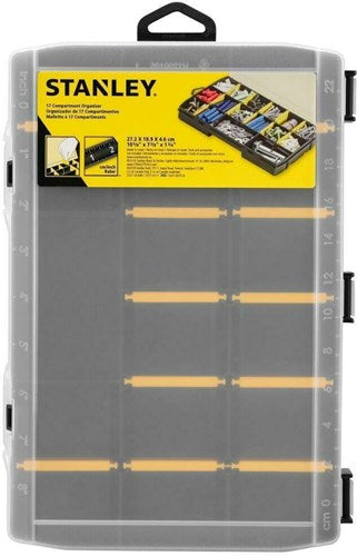 Organisateur d'outils à main Stanley essentiel 17 compartiments - stst81680-1 - stst81680-1