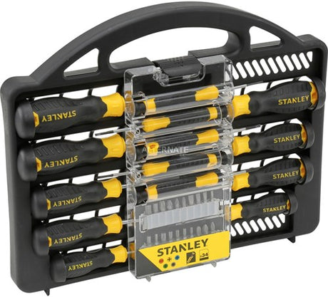 Stanley outils à main stht0-62141 jeu de tournevis | 34 pièces - stht0-62141