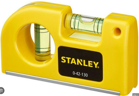 Niveau à bulle de poche pour outil à main Stanley - 0-42-130 - 0-42-130
