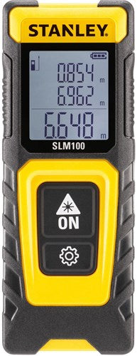 Stanley - télémètre laser slm100 - 30m - équipement de mesure électrique - lasers - 1 pièce(s)