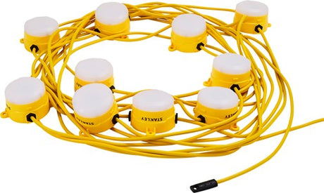 Éclairage Stanley sxls31362e | 22 mètres | 10 x 8w LED - sxls31362e