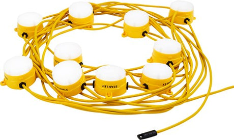 Éclairage Stanley sxls31362e | 22 mètres | 10 x 8w LED - sxls31362e