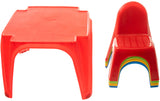 Starplay Playing Table and Chairs Set Junior Red 5 pièces