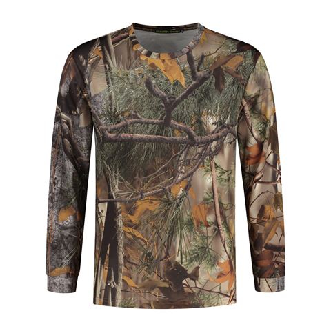 Stealth Gear Stealth Gear T-shirt Long Sleeve Camo Bosprint Size L