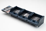 Stealthmounts bm-bo18-blu-6 support de batterie pour bosch 18v pro | bleu | Paquet de 6 - bm-bo18-blu-6