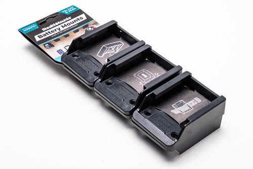 Stealthmounts bm-mk12-blk-6 supports de batterie pour makita 12v cxt | noir | 6 pièces - bm-mk12-blk-6