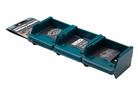 Stealthmounts bm-mk18-blu-6 support de batterie pour makita 18v lxt | bleu | Paquet de 6 - bm-mk18-blu-6
