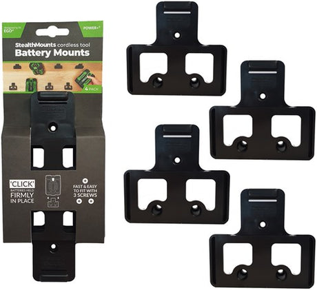 Supports furtifs pour ego 56v | noir | 4 pièces - bm-eg56-blk-4
